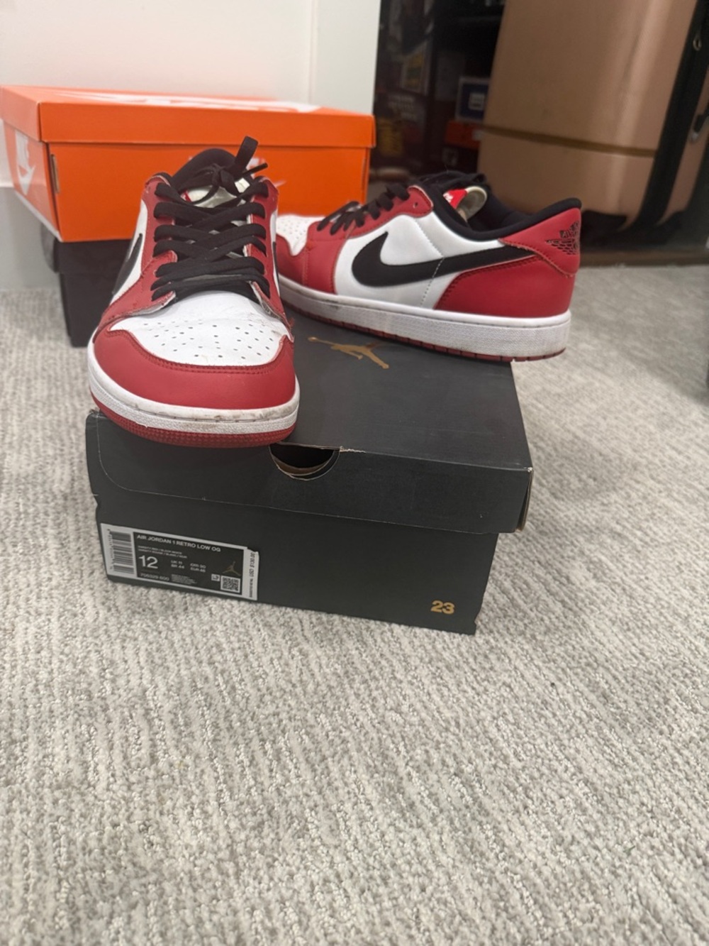 Air Jordan 1 Retro Low OG “Chicago” Men’s 12 w/ Box & Extra Laces